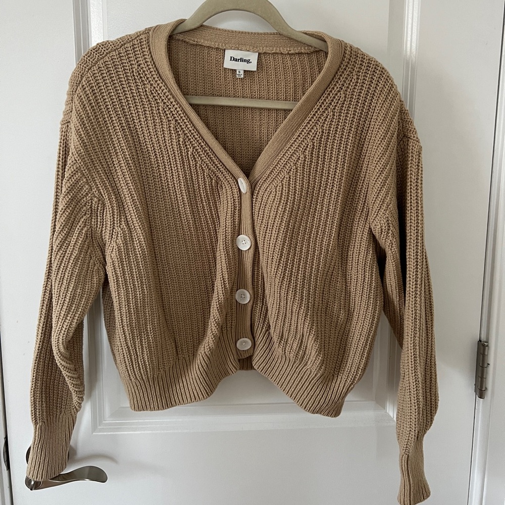 Darling. Women's Tan Sweater - S